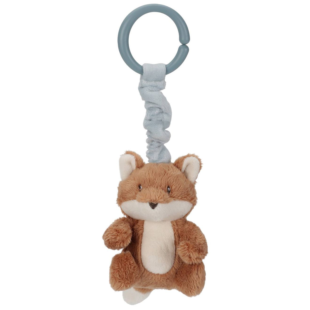 Peluche renard vibrante à suspendre marron