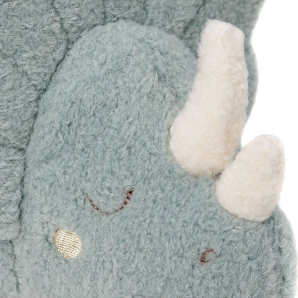 Peluche roarsome (28 cm) bleu, écru