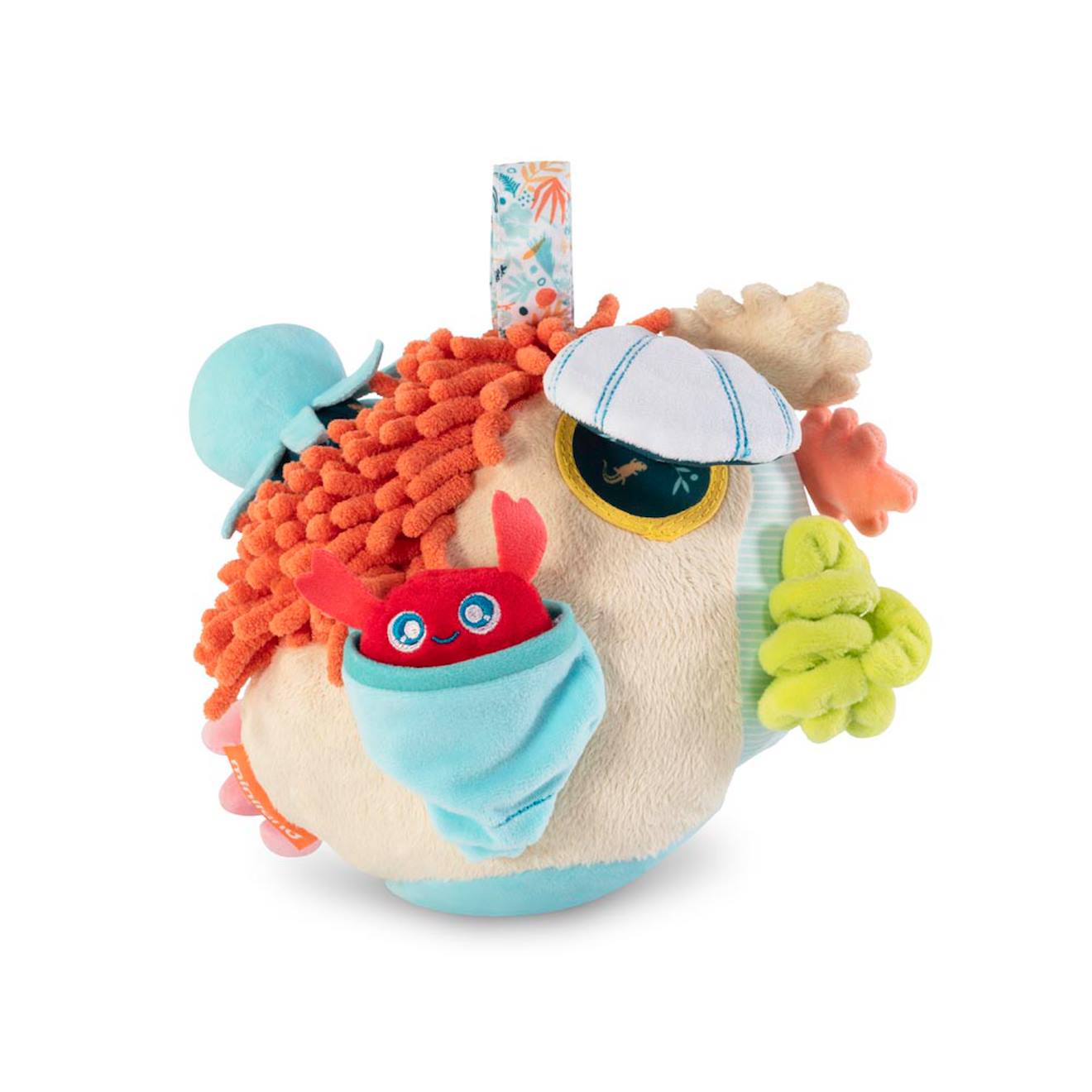 Peluche sensorielle récif orange