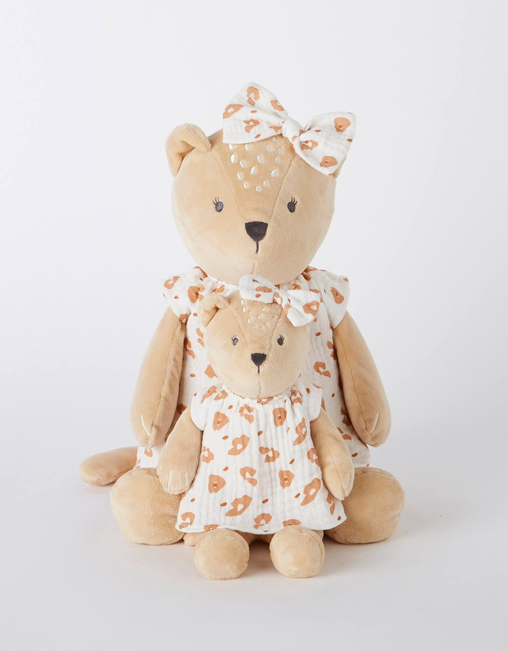 Peluche small kendi en veloudoux beige