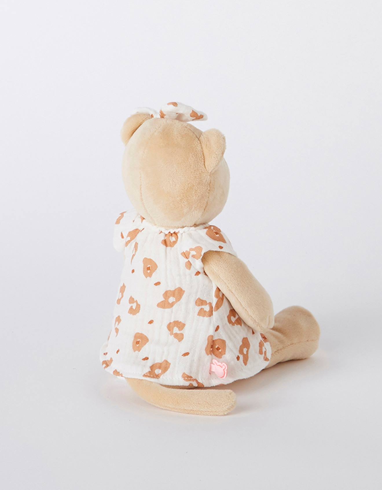 Peluche small kendi en veloudoux beige
