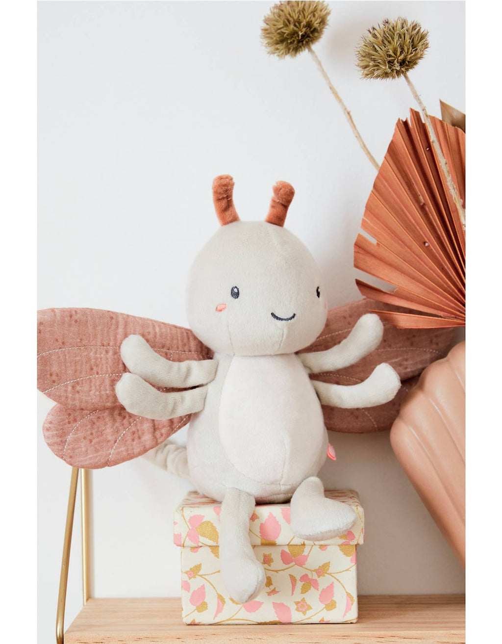 Peluche small louli en veloudoux blanc