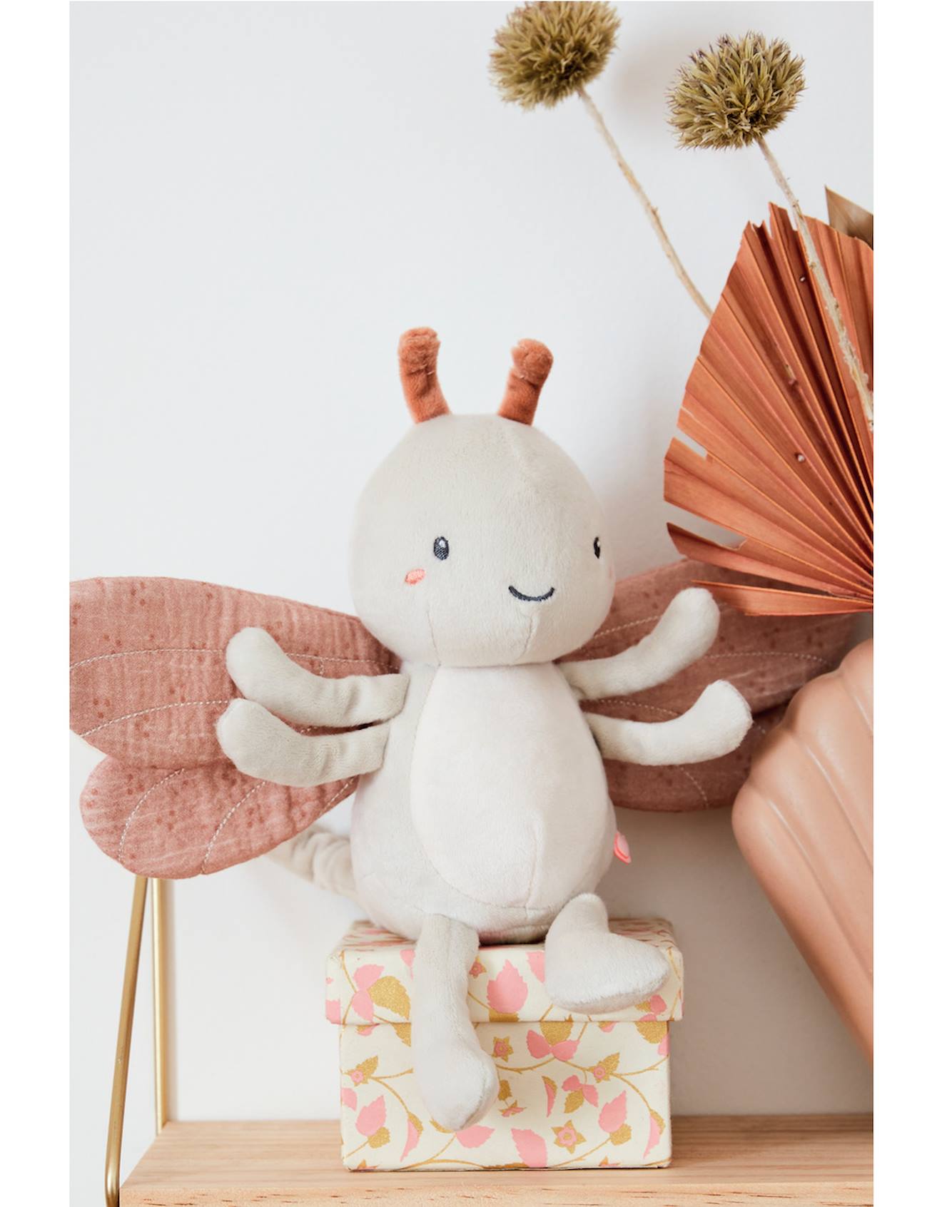 Peluche small louli en veloudoux blanc