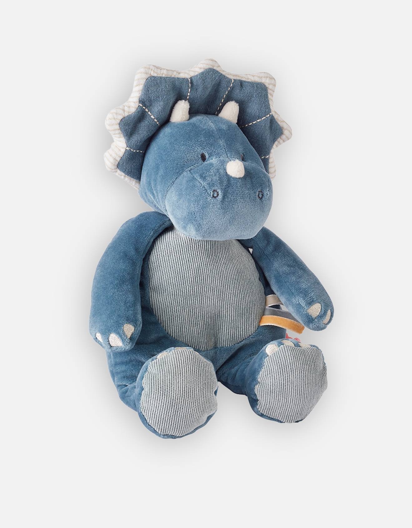 Peluche small ops en veloudoux bleu