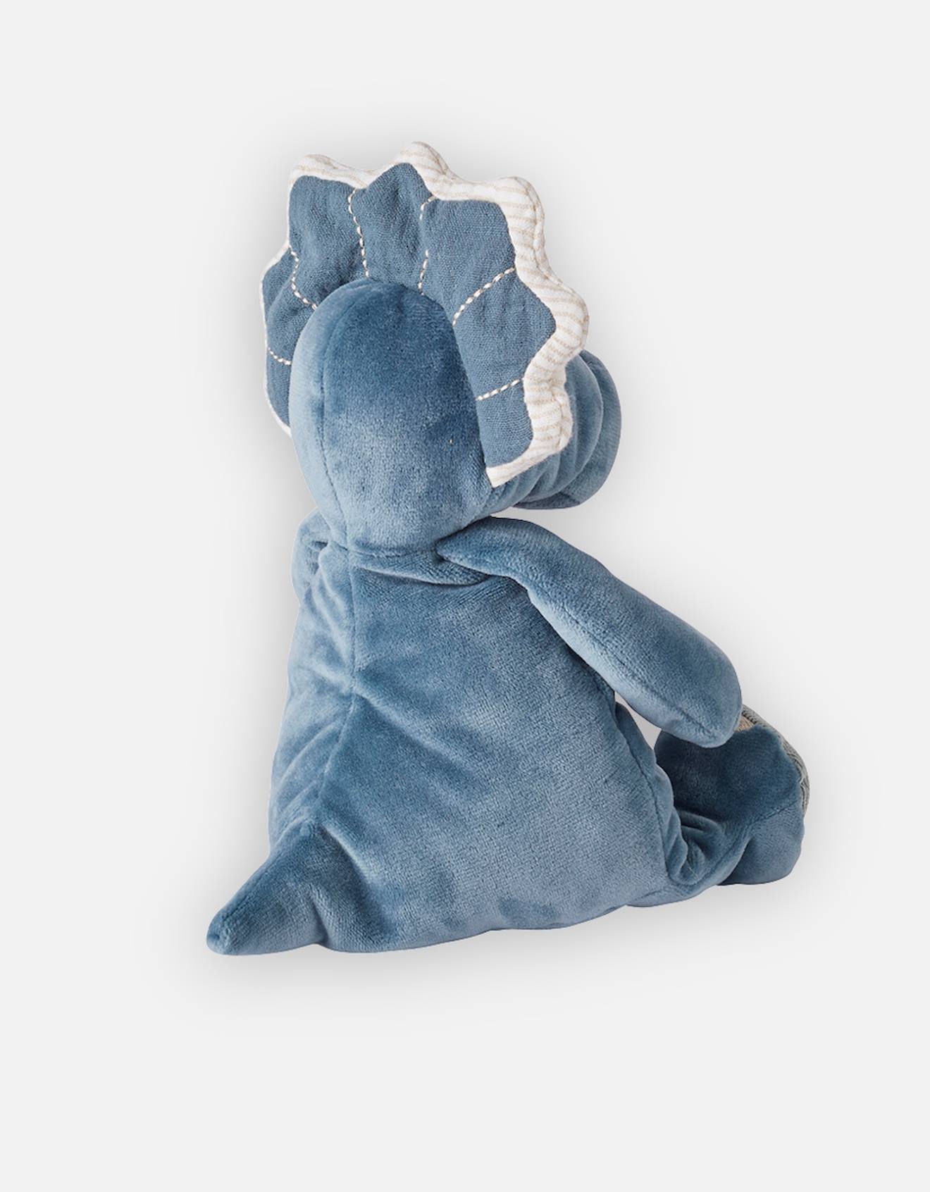 Peluche small ops en veloudoux bleu