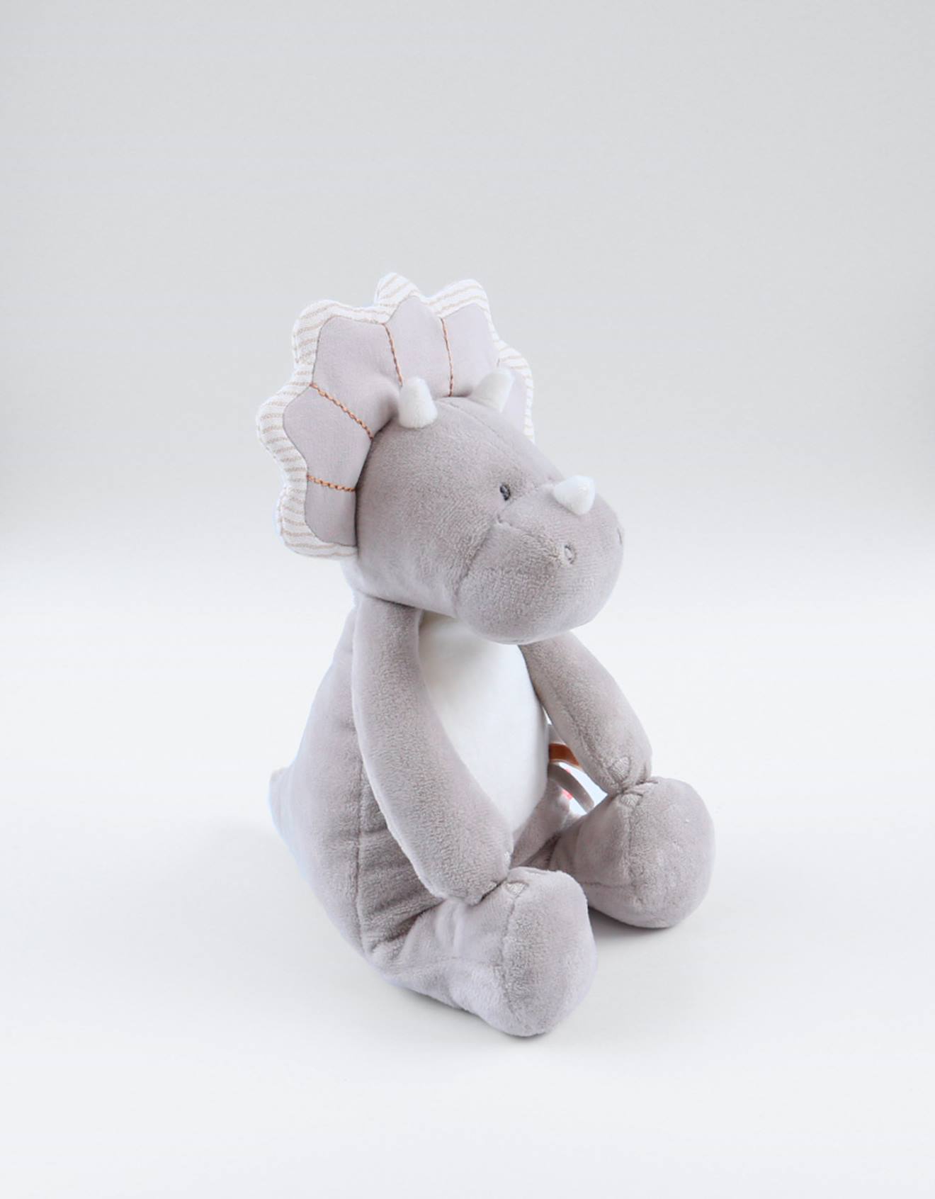 Peluche small ops en veloudoux gris