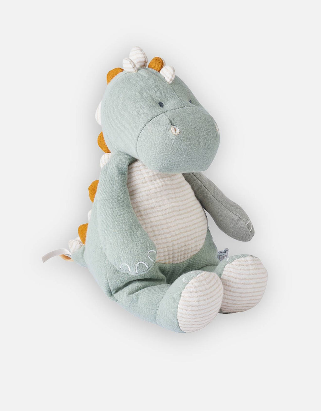 Peluche small stegi en mousseline de coton bio vert