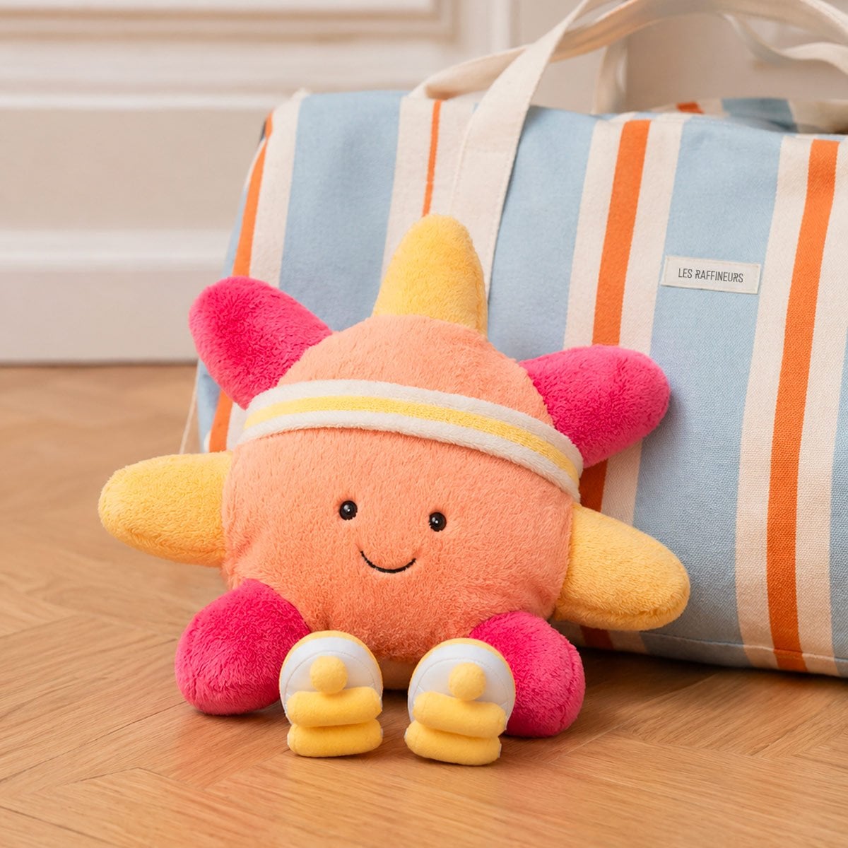 Peluche Soleil à rollers Jellycat Amuseables Sun Roller Skates