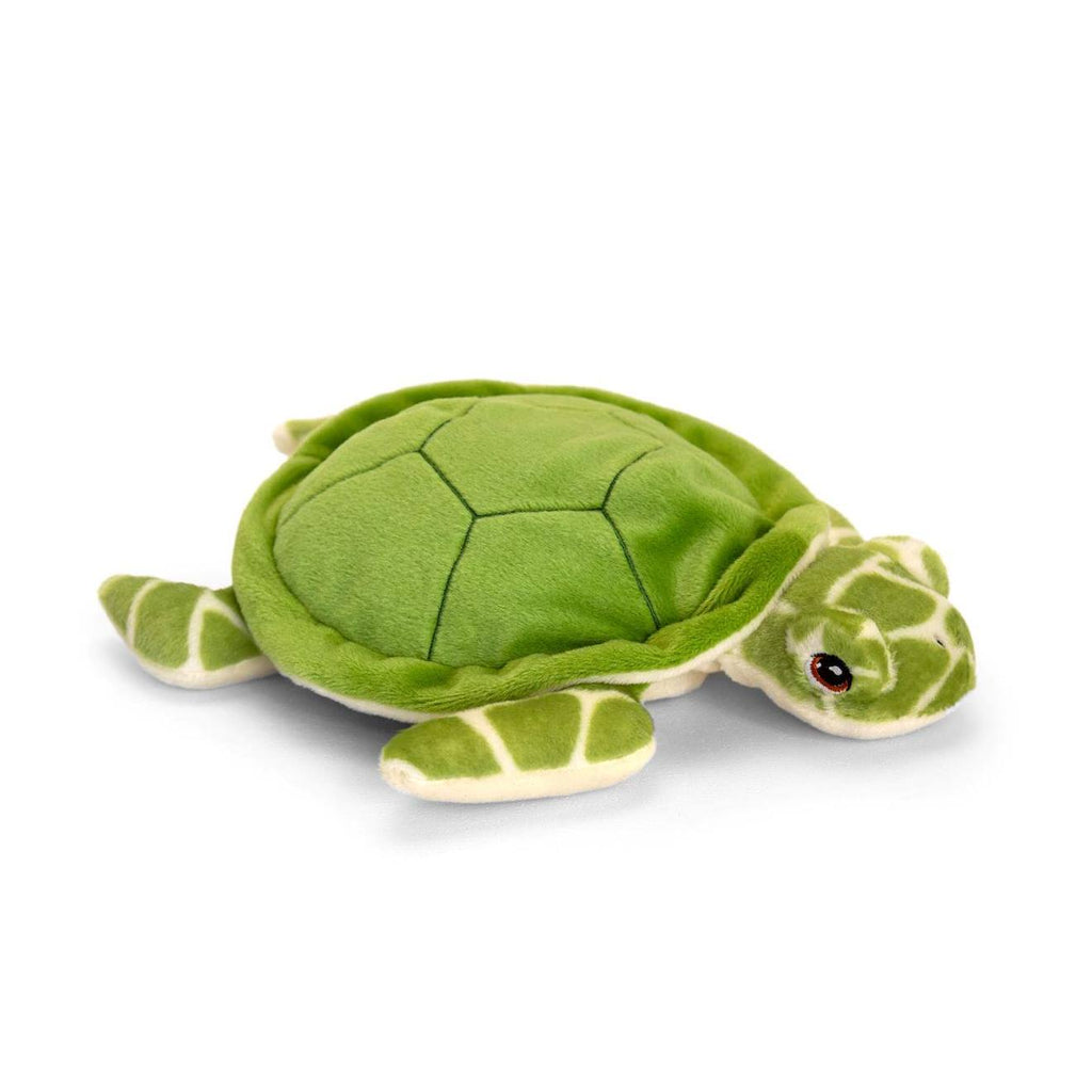 Peluche tortue 25cm 100% recyclée vert