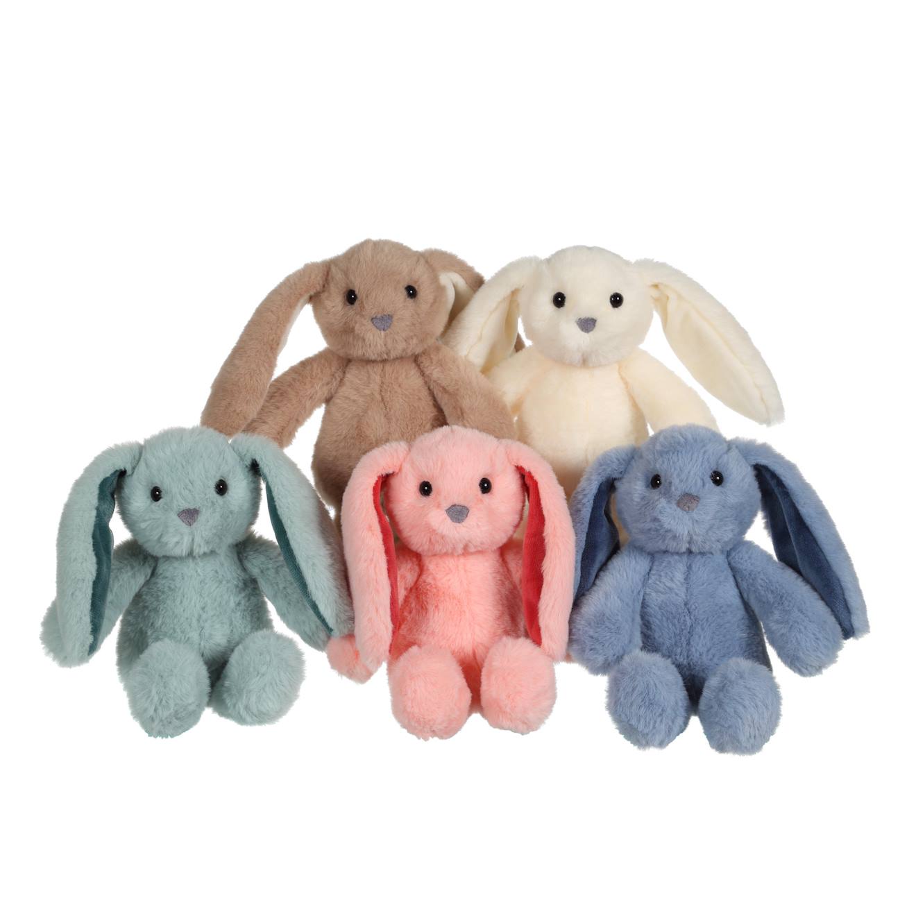 Peluche - trendy bunny - 16 cm beige