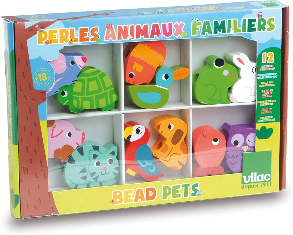 Perles animaux familiers bleu
