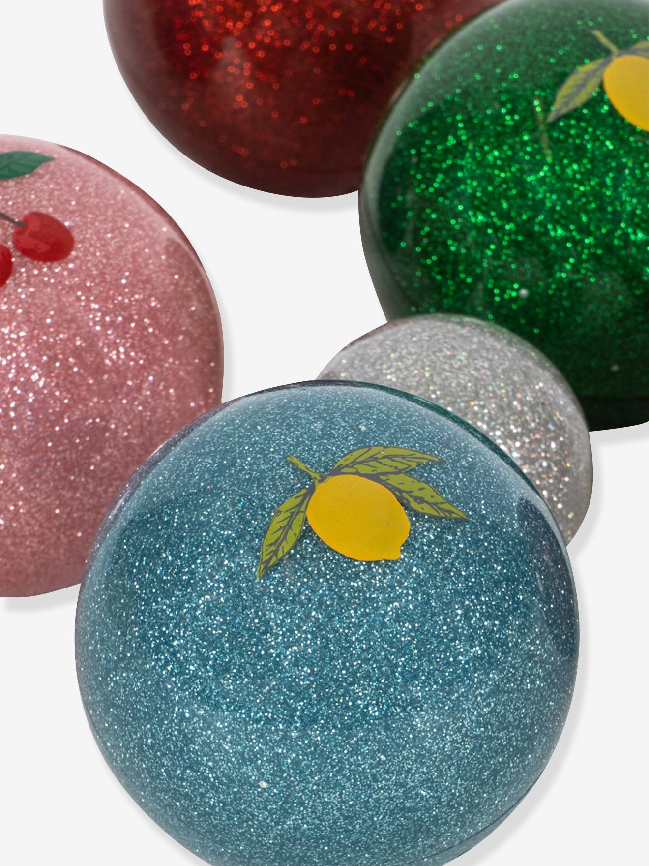 Pétanque à paillettes multicolore