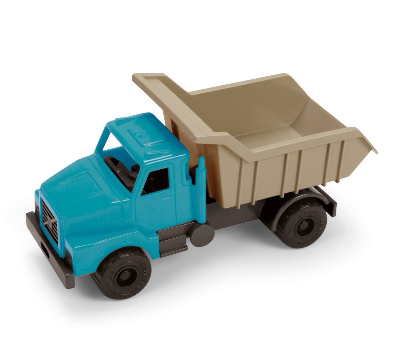 Petit camion benne vert