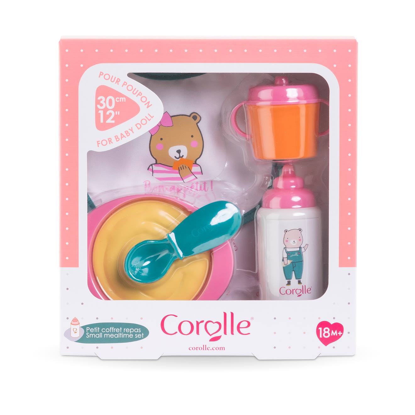 Petit coffret repas pour poupon 30 cm multicolore