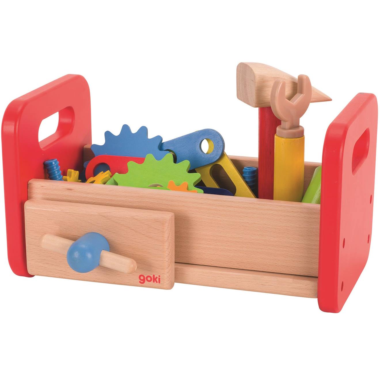 Petit établi rouge