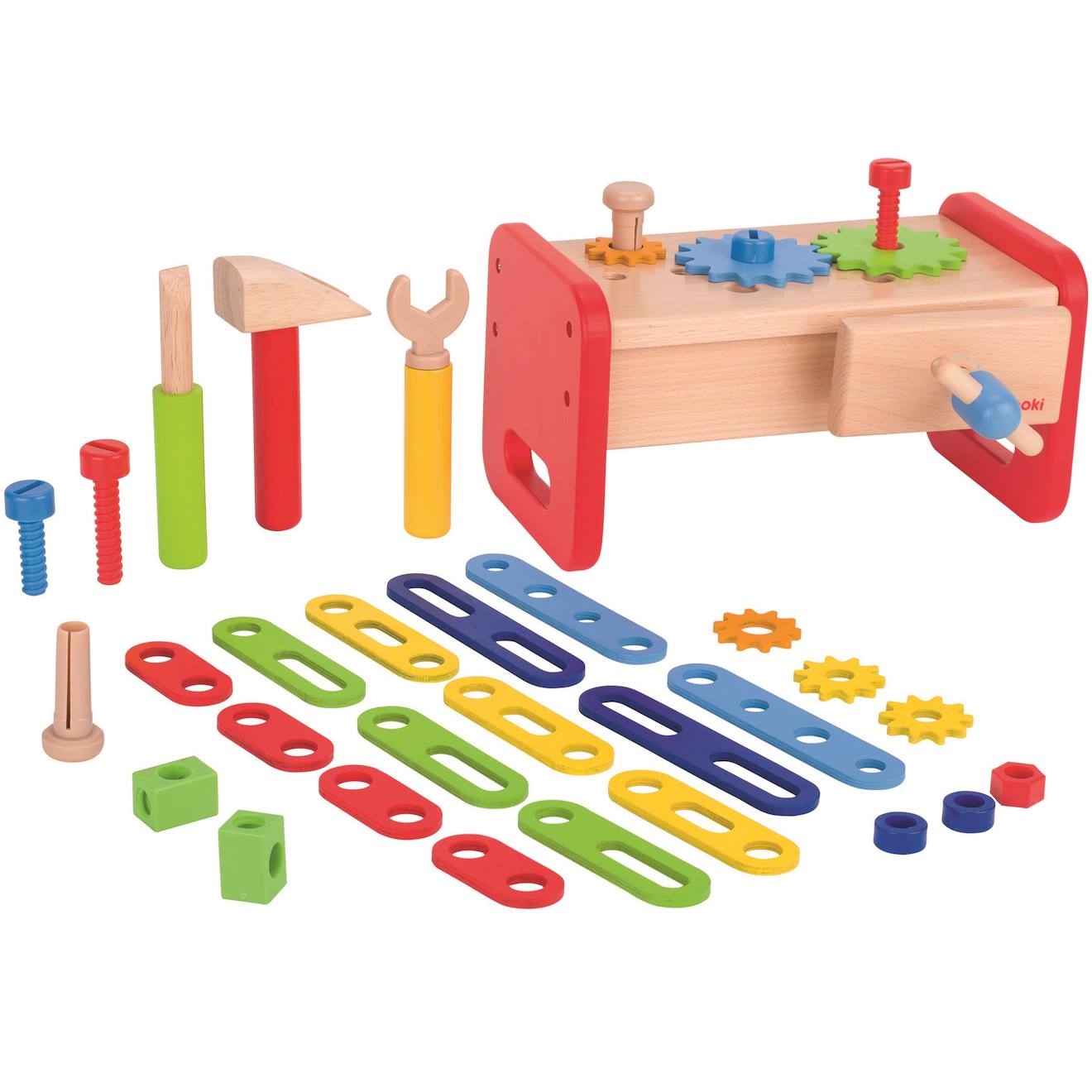 Petit établi rouge