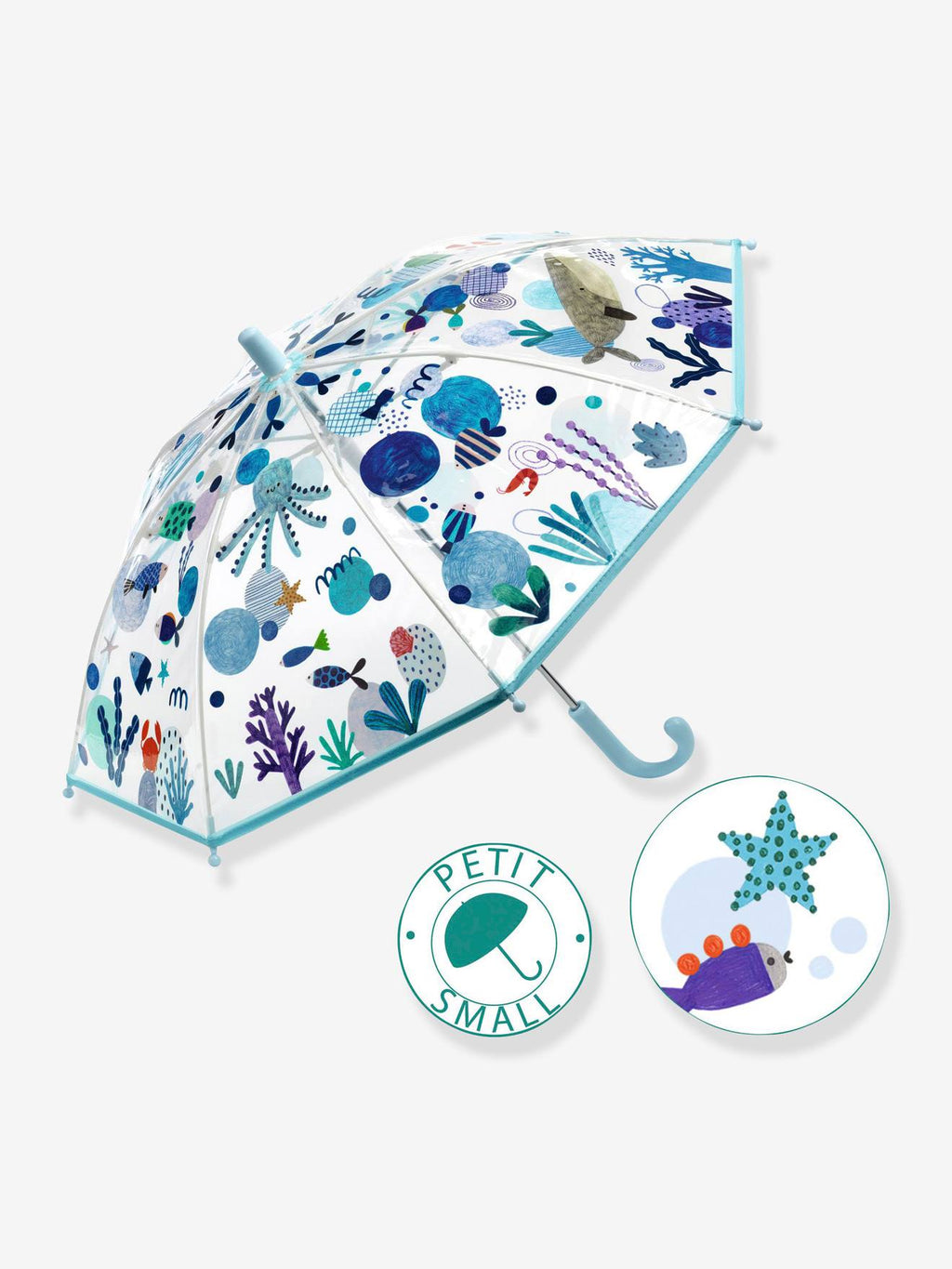 Petit parapluie mer bleu
