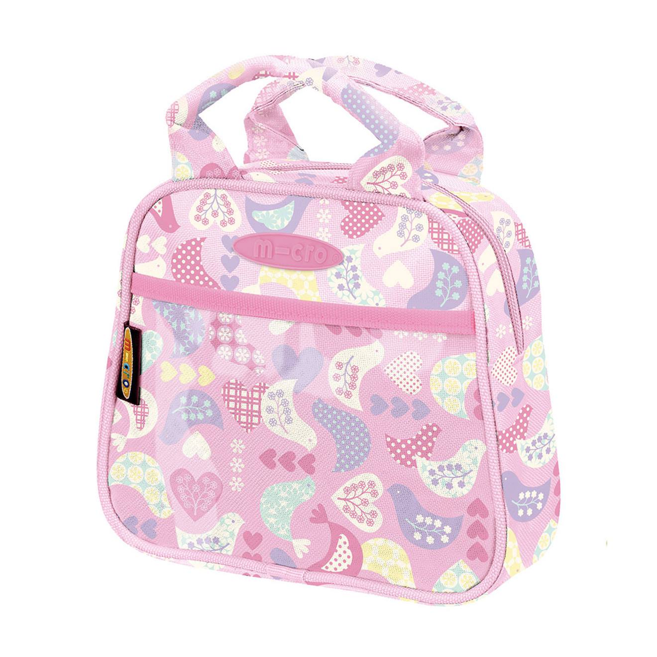 Petit sac à main motifs oiseaux multicolore