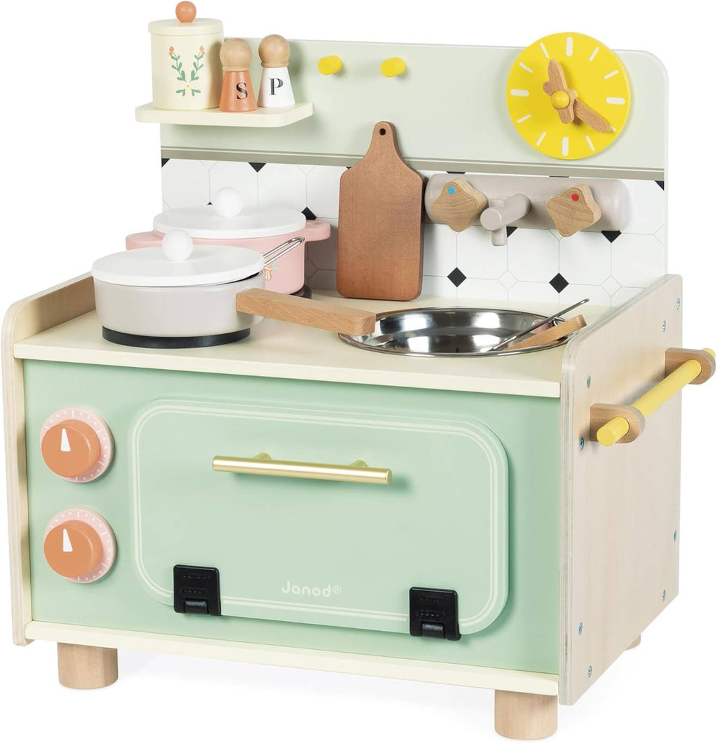 Petite cuisine en bois FSC kitchenette vert