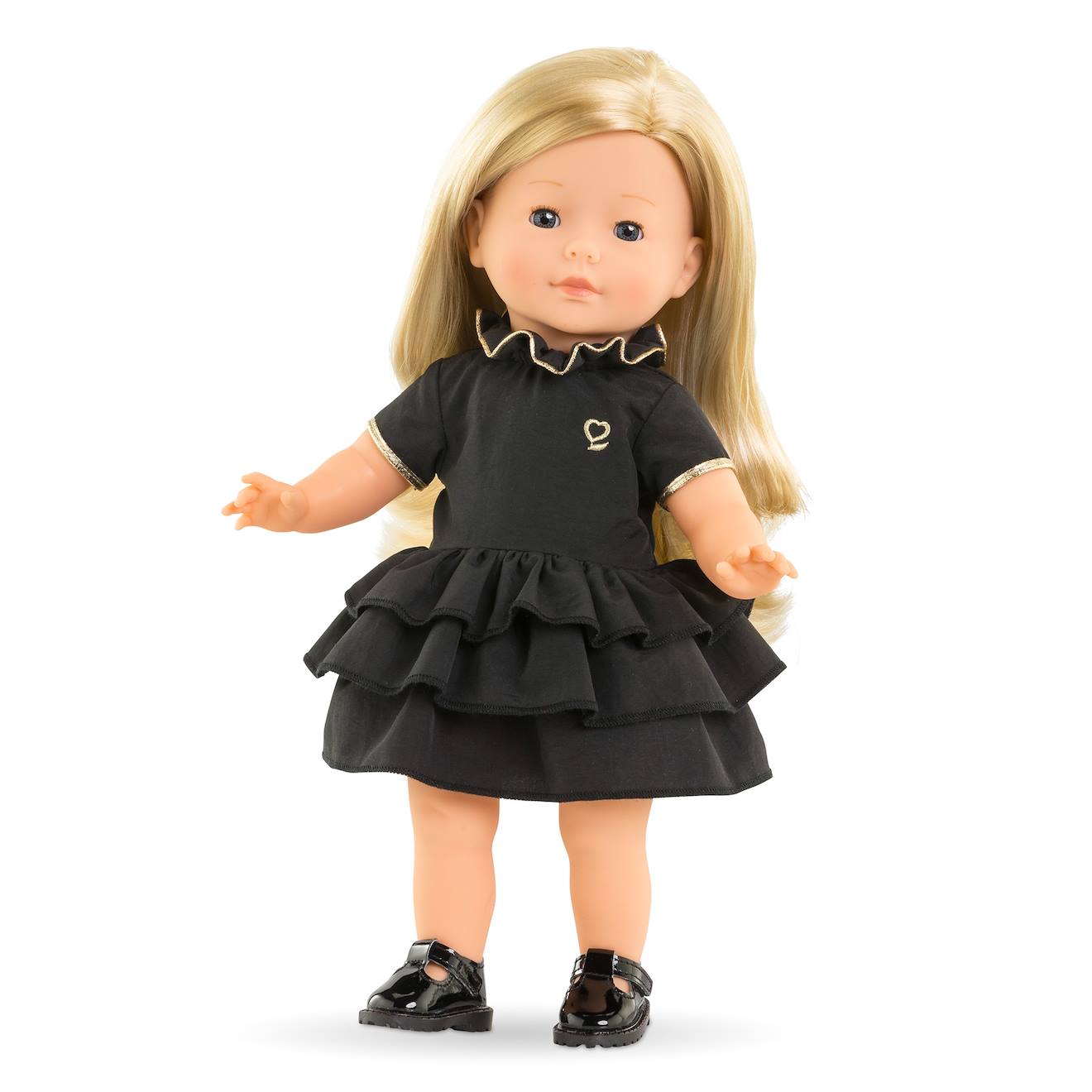 Petite robe noire pour poupée ma Corolle multicolore
