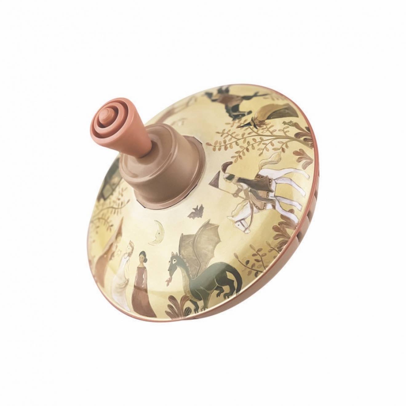 Petite toupie princesse beige