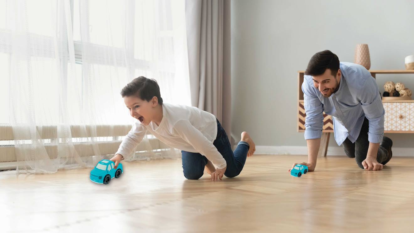 Petites voitures – pick-up bleu bleu