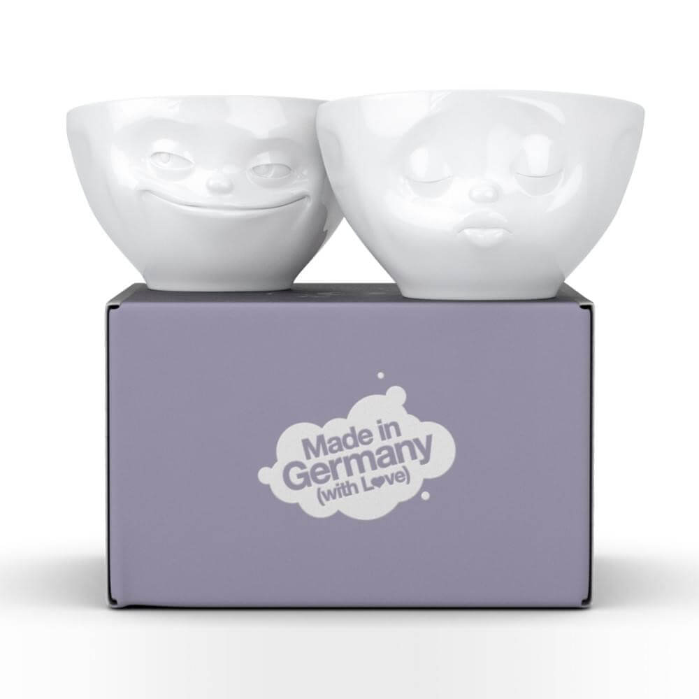 Set de Bols Bisous et Malin (x2) - Bol Original Tassen