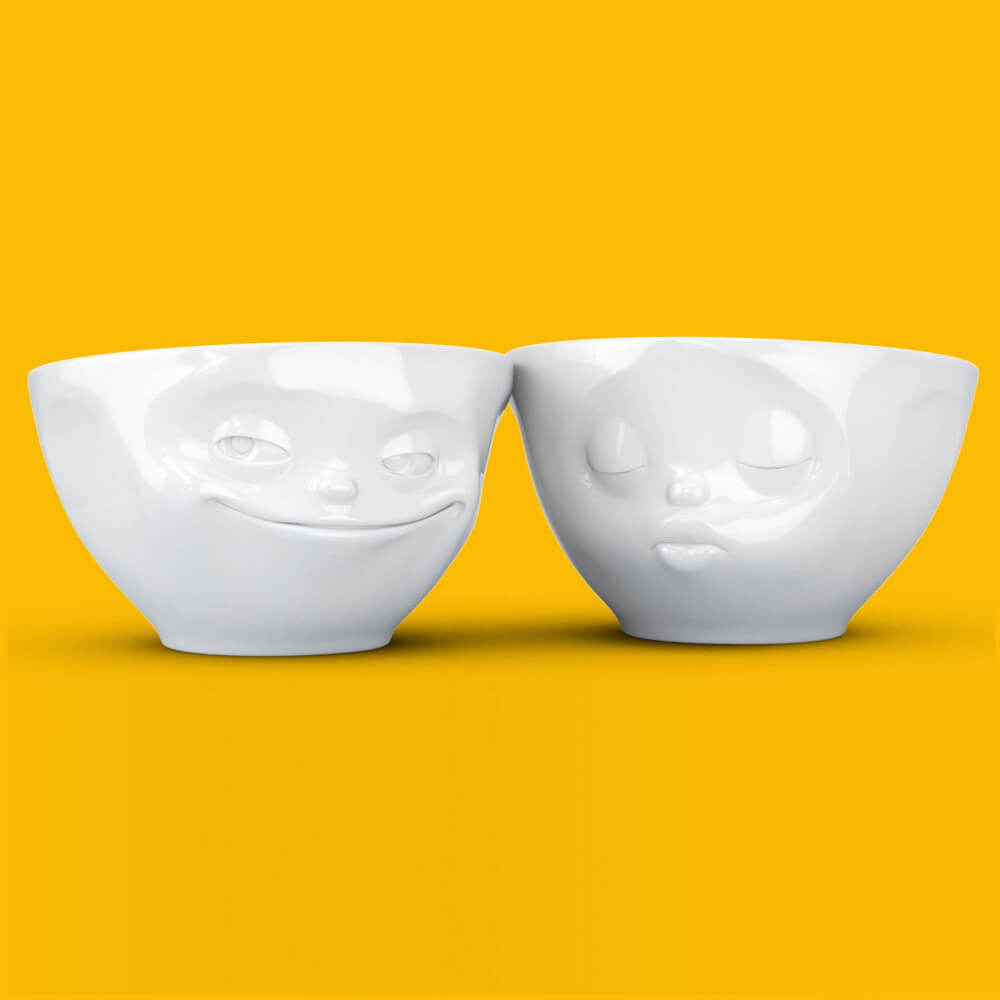 Set de Bols Bisous et Malin (x2) - Bol Original Tassen