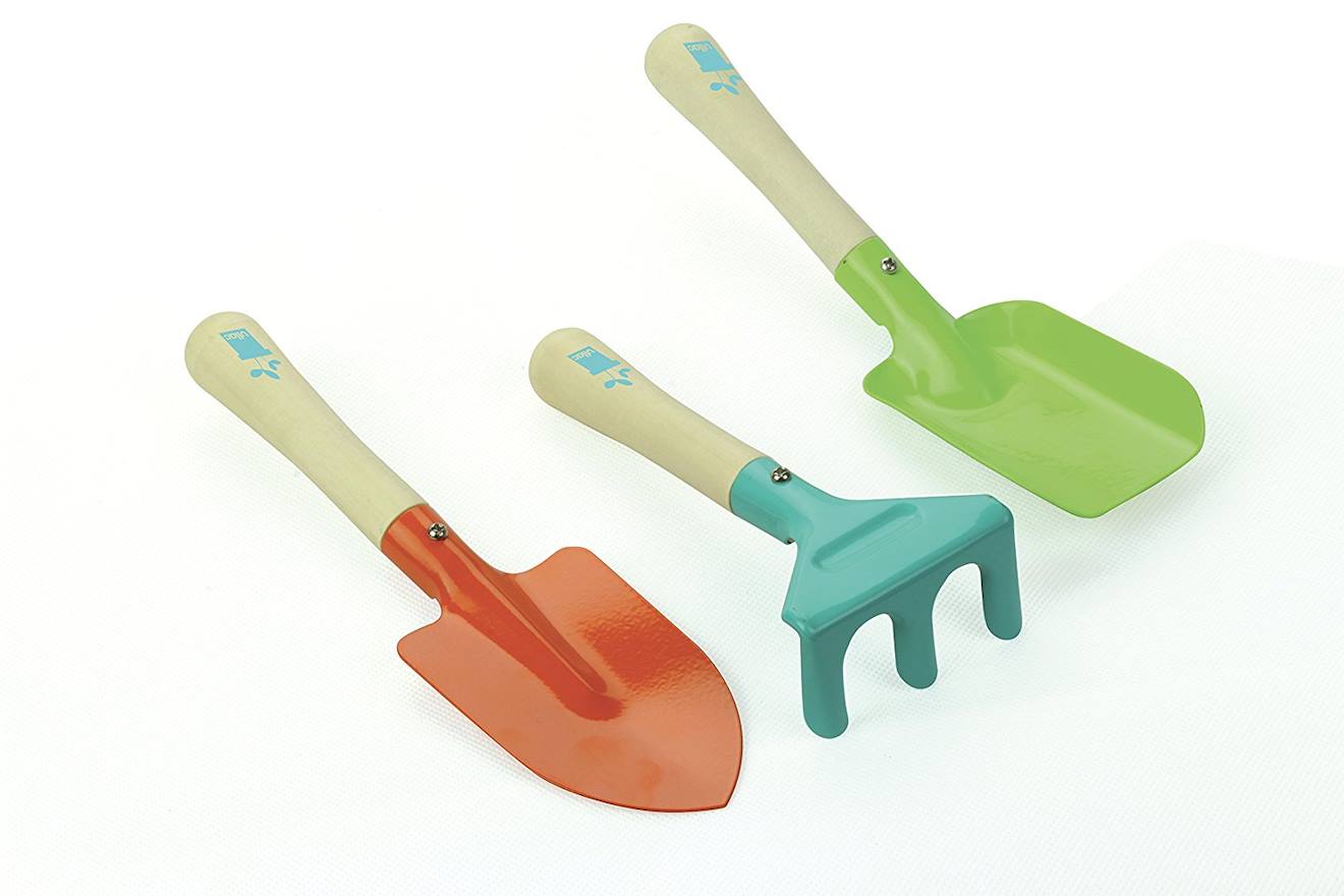 Petits outils de jardinier vert