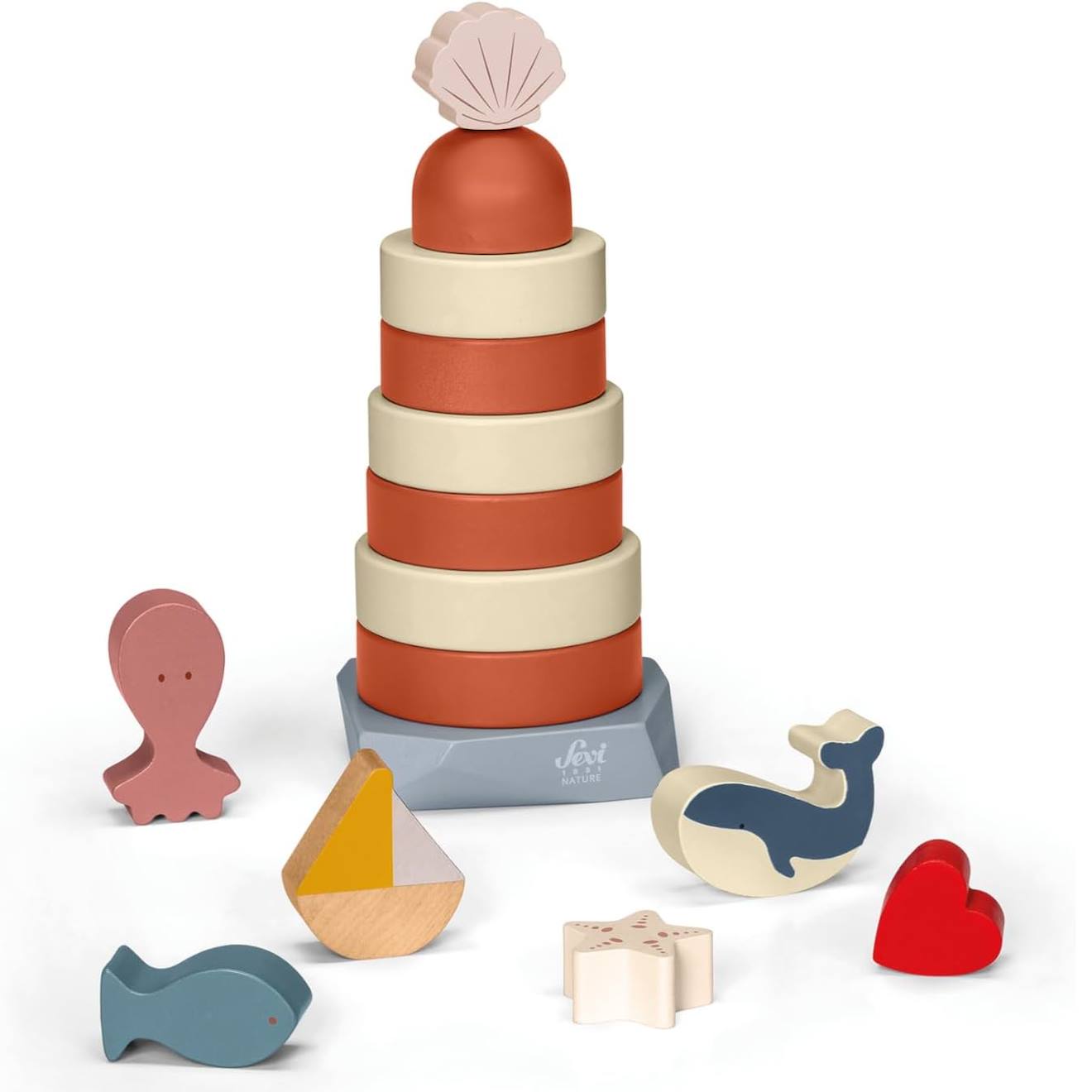 Phare empilable rouge