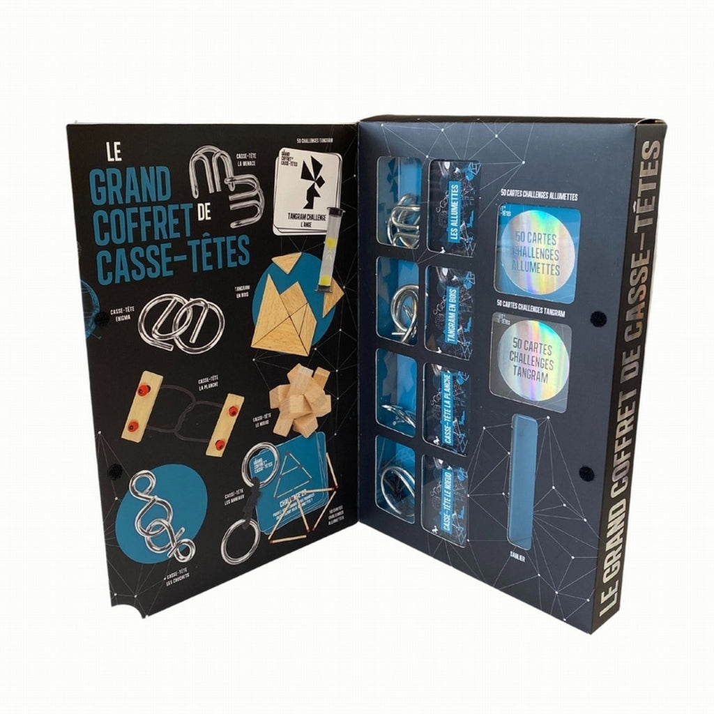 Défis de logique variés du grand coffret casse-têtes