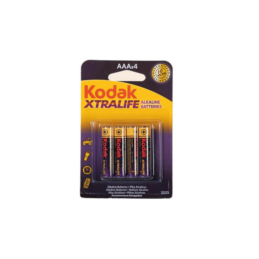 Piles Kodak AAA - LR03 (x4) - High Tech CadoMaestro