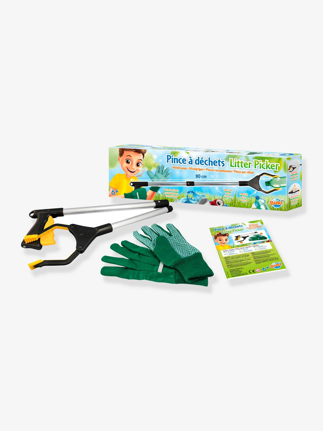 Pince à déchets vert