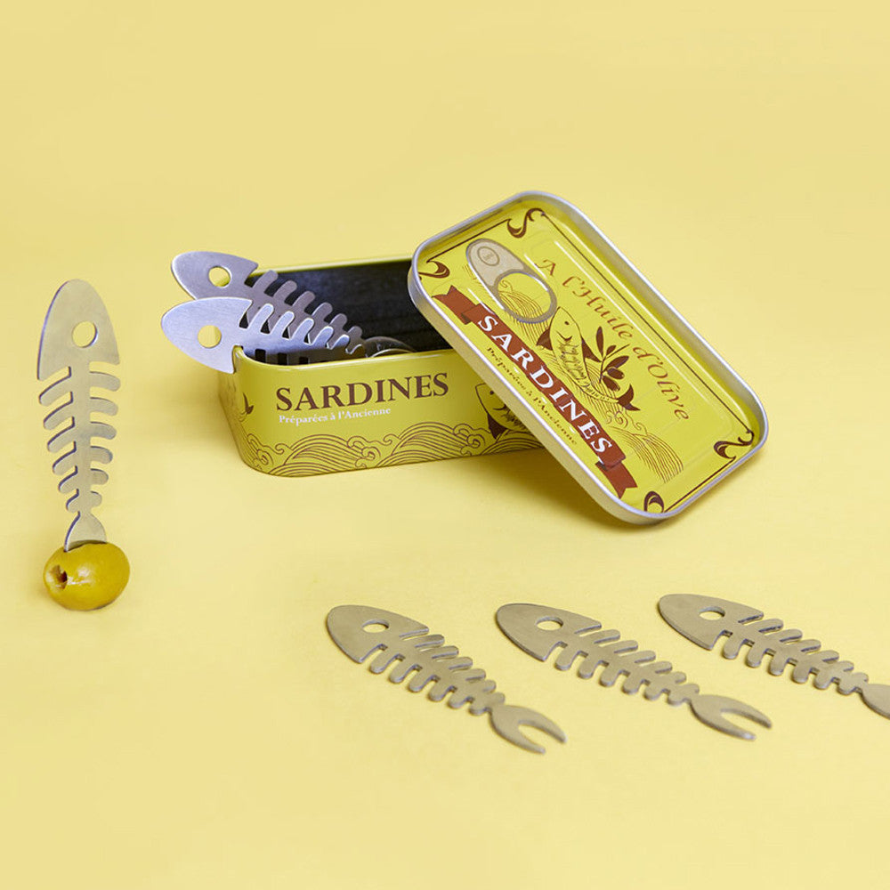 Piques Apéritifs Sardines - Art de la Table CadoMaestro
