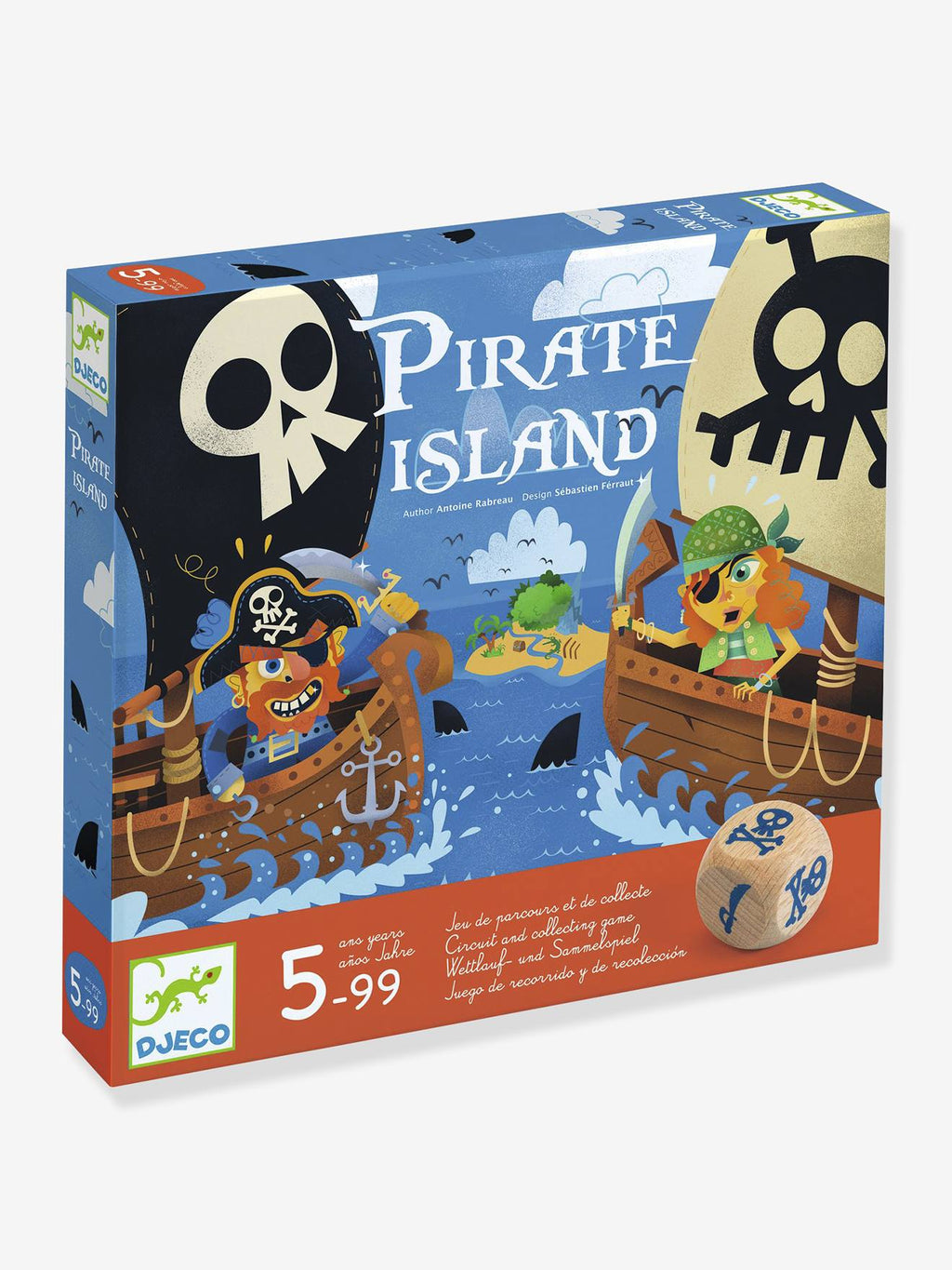 Pirate island bleu