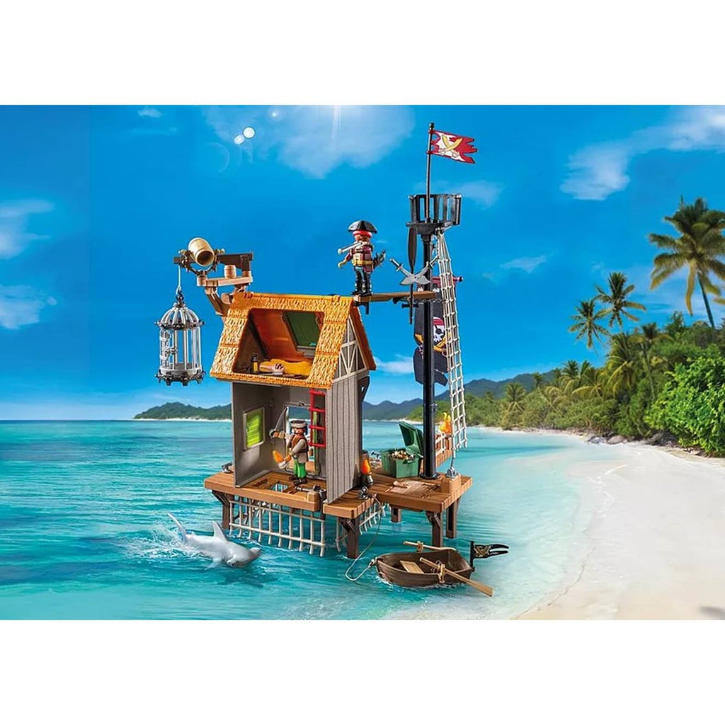 Pirates port de pirates avec repaire, prisons et canon 71792 multicolore