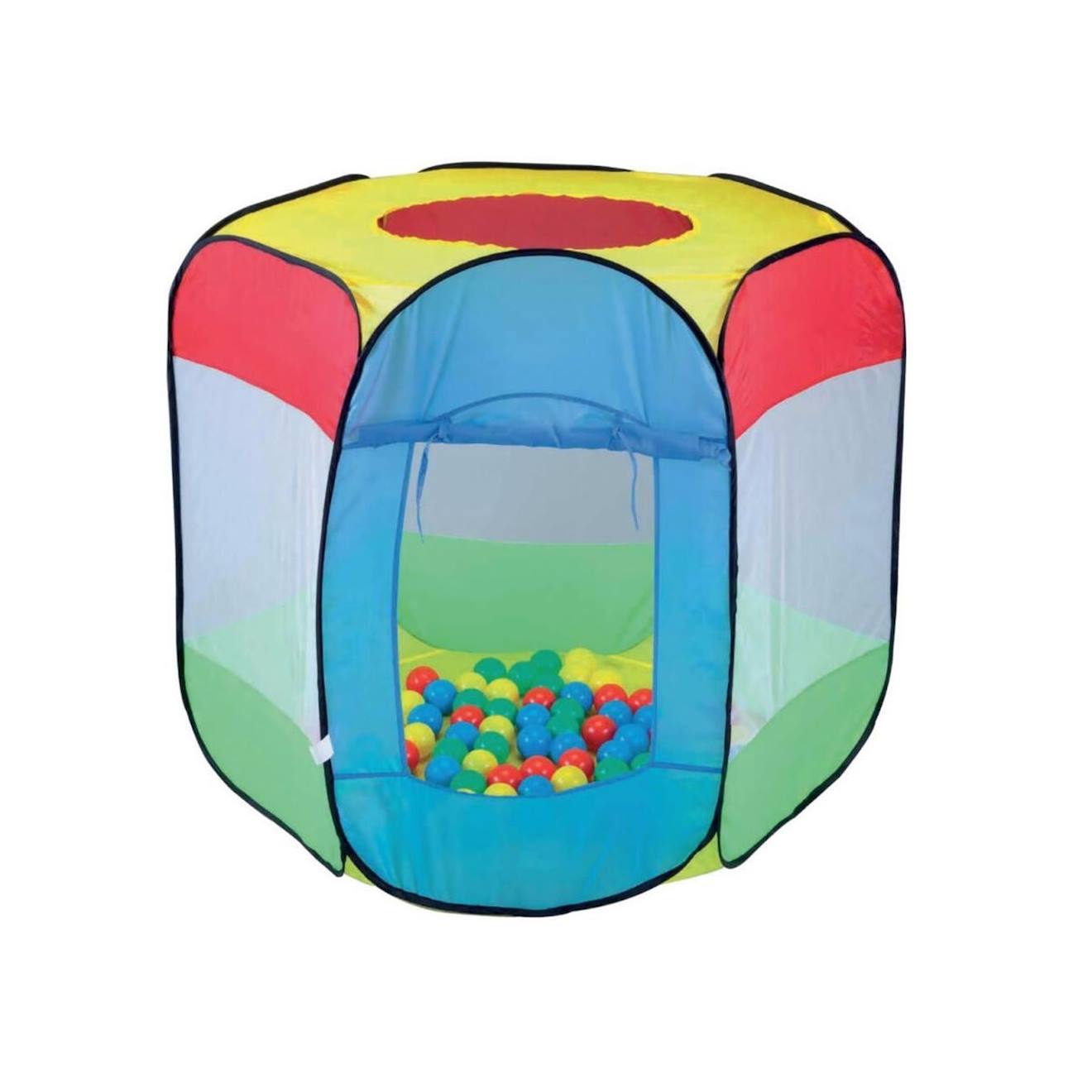 Piscine à balles avec 100 balles multicolore