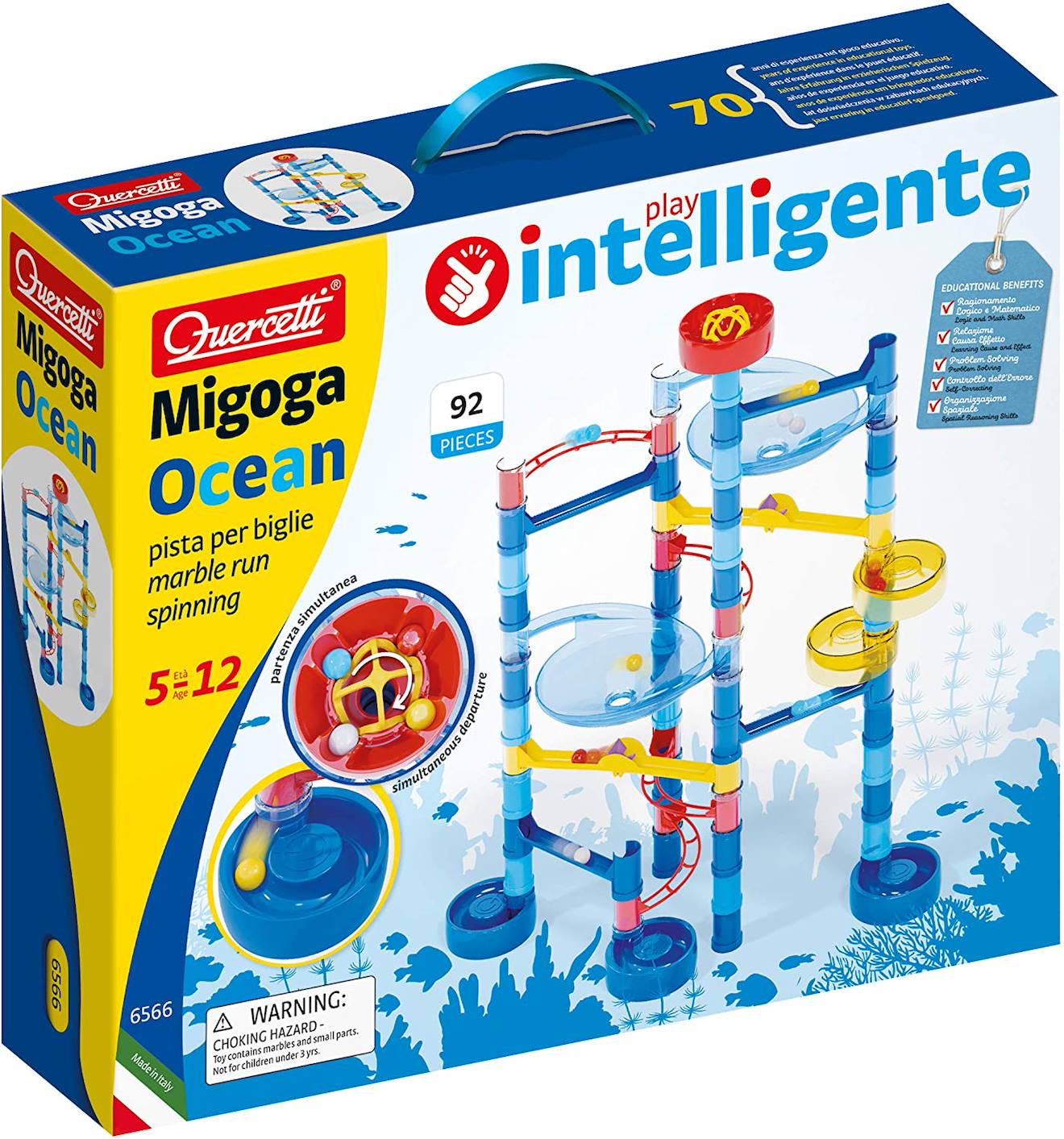 Piste de billes migoga océan bleu