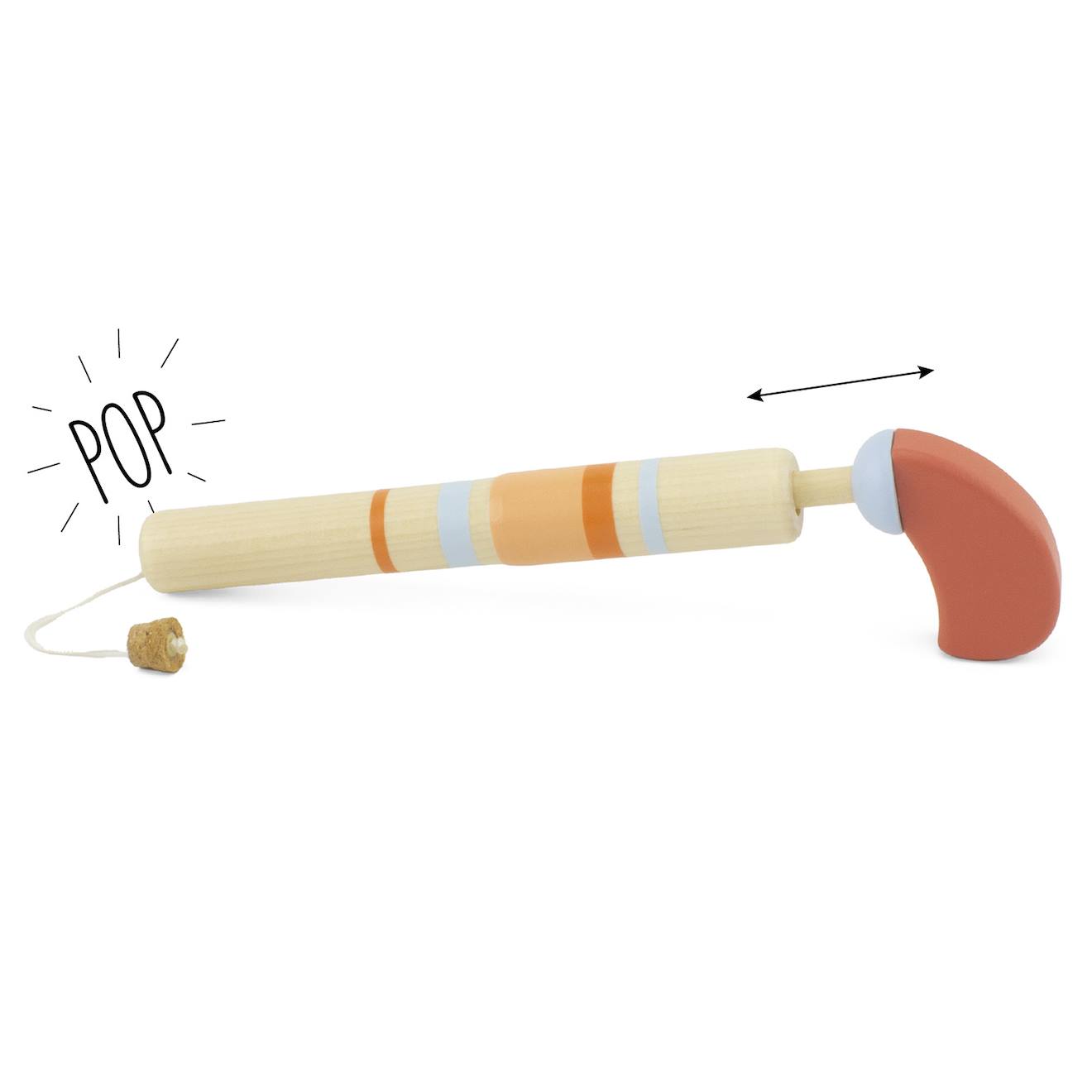 Pistolet à bouchon pop beige