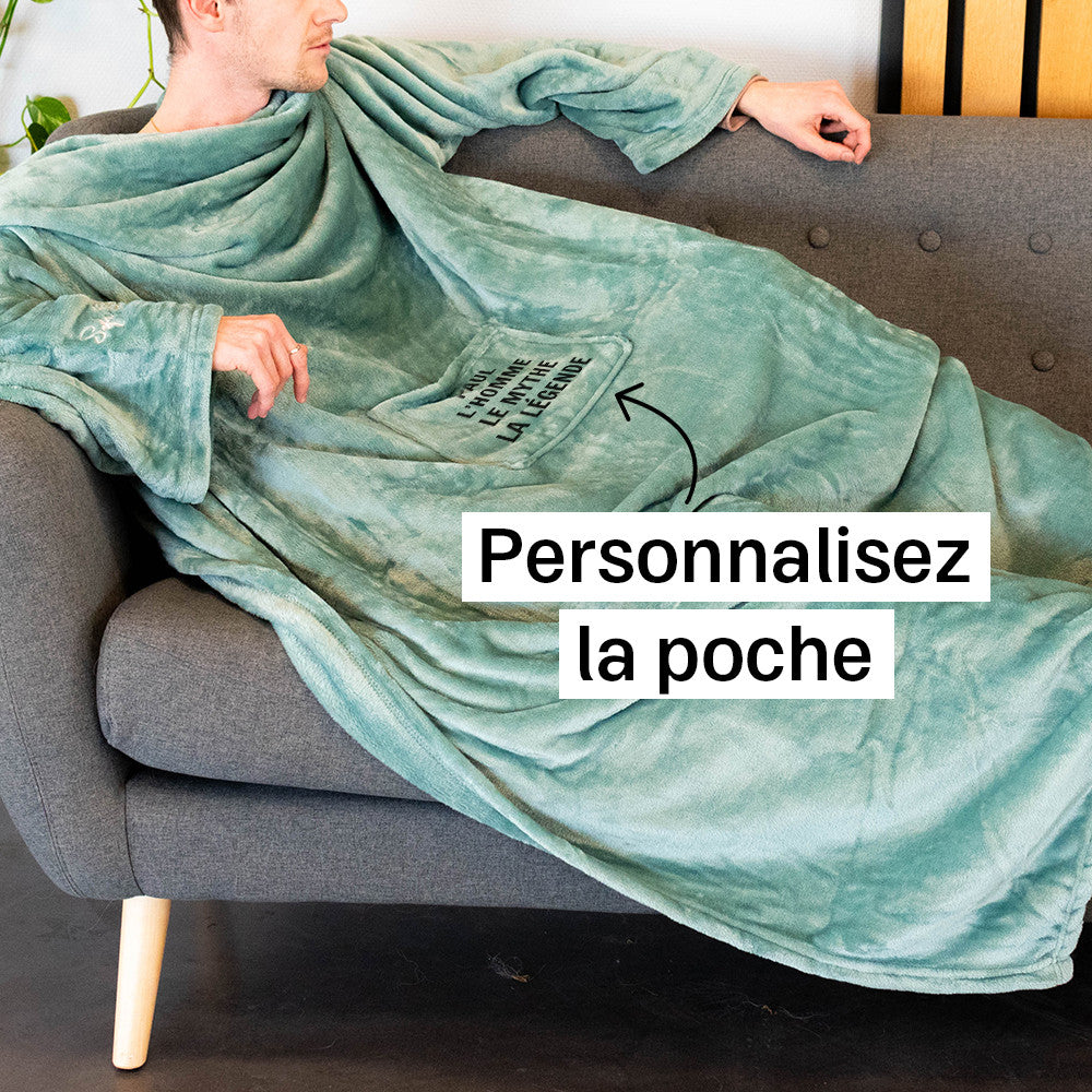 Plaid à Manches à Personnaliser - Plaid à Manches Personnalisé