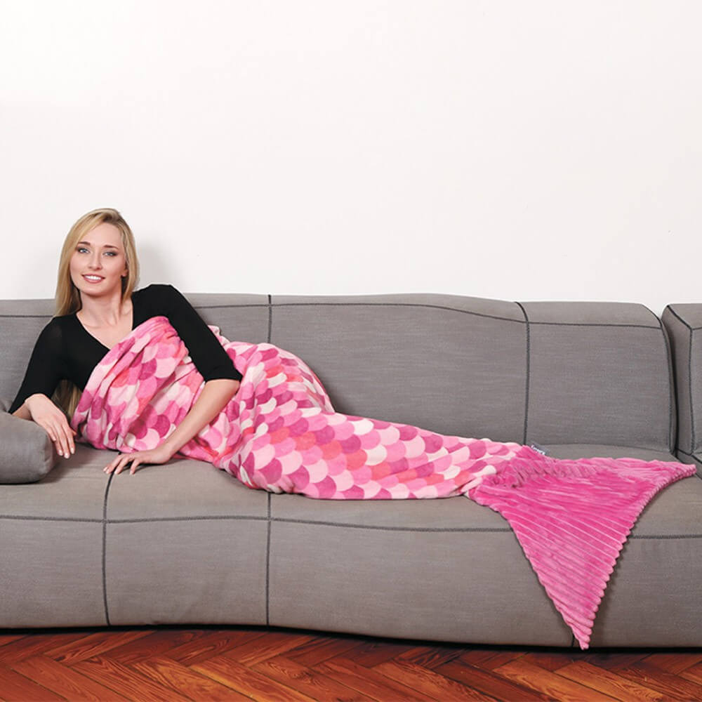 Plaid Sirène Kanguru Rose - Plaid Original