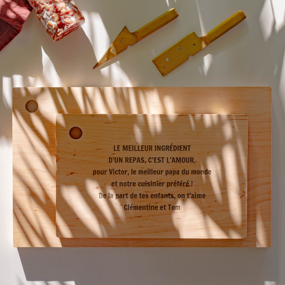 Planche à Découper 29 cm à Personnaliser - Planche à Découper Personnalisée