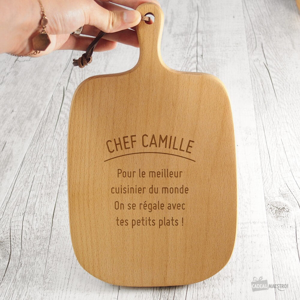 Planche à Découper à Personnaliser - Planche à Découper Personnalisée CadoMaestro