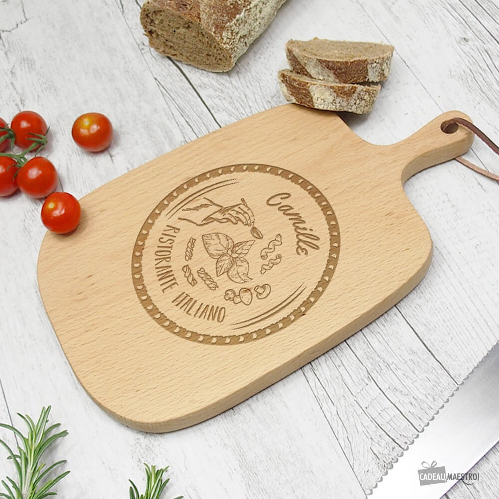 Planche à Découper Ristorante Italiano Famille à Personnaliser - Planche à Découper Personnalisée