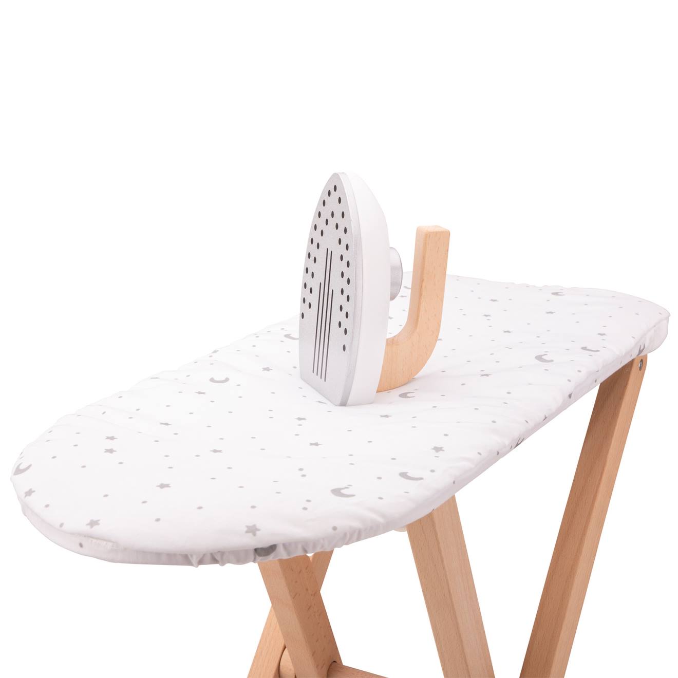 Planche à repasser en bois blanc