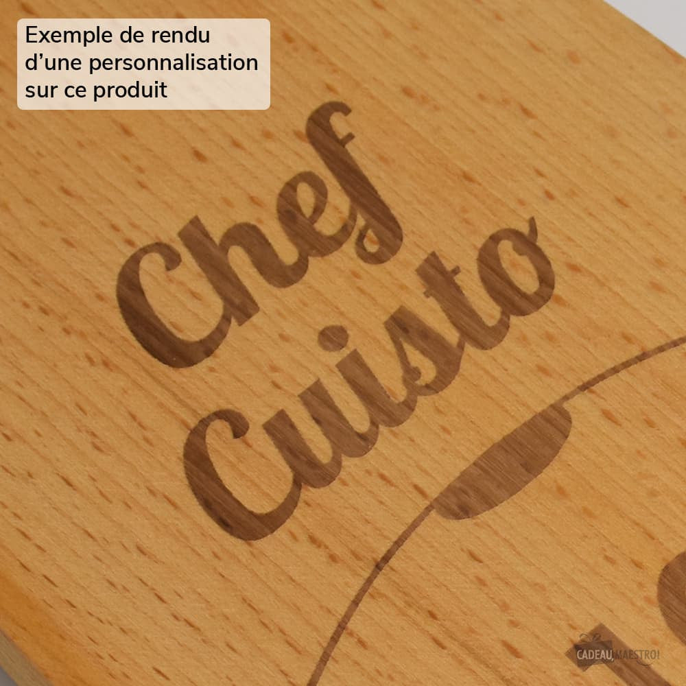 Planche Allongée À Fromage À Personnaliser - Planche à Découper Personnalisée CadoMaestro