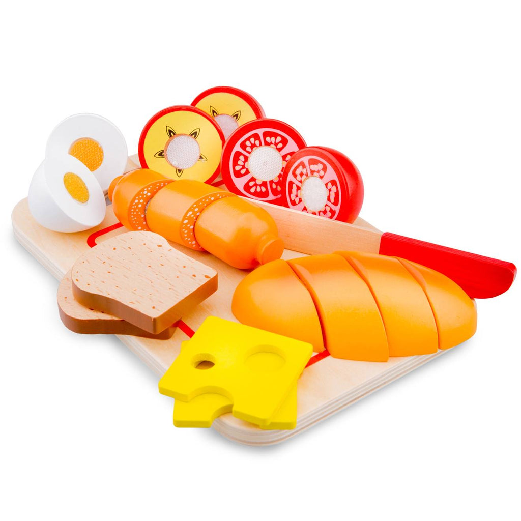 Planche d'aliments en bois à découper beige