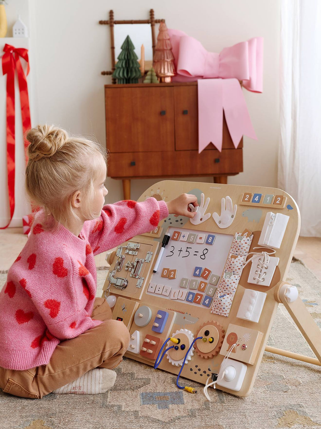 Planche d'apprentissage multi activités en bois FSC bois