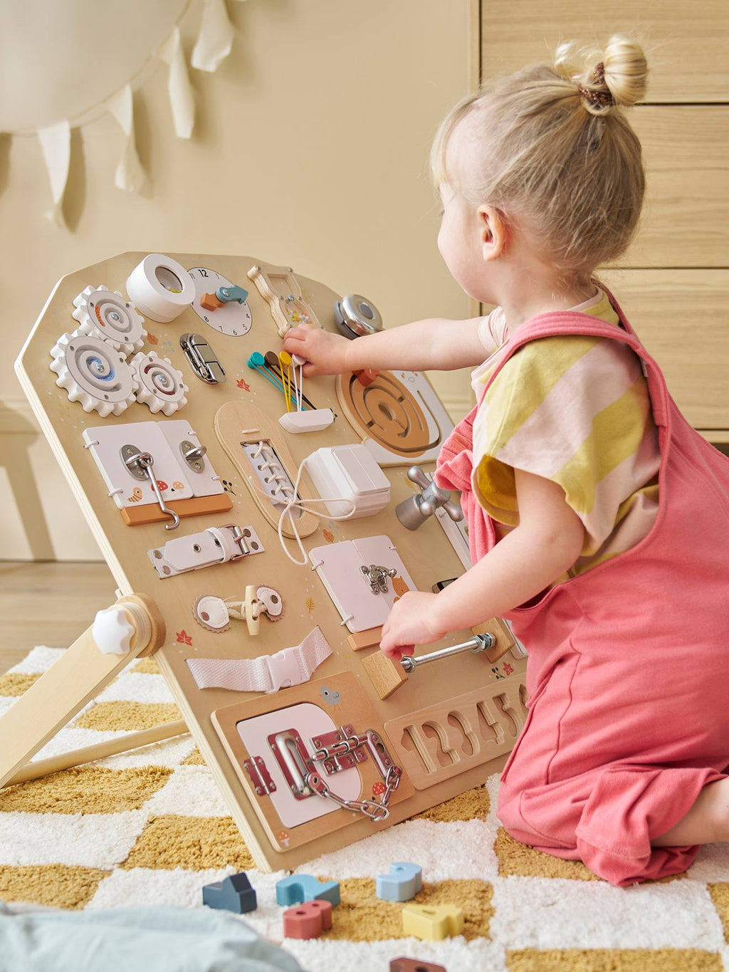 Planche d'apprentissage multi activités en bois FSC bois