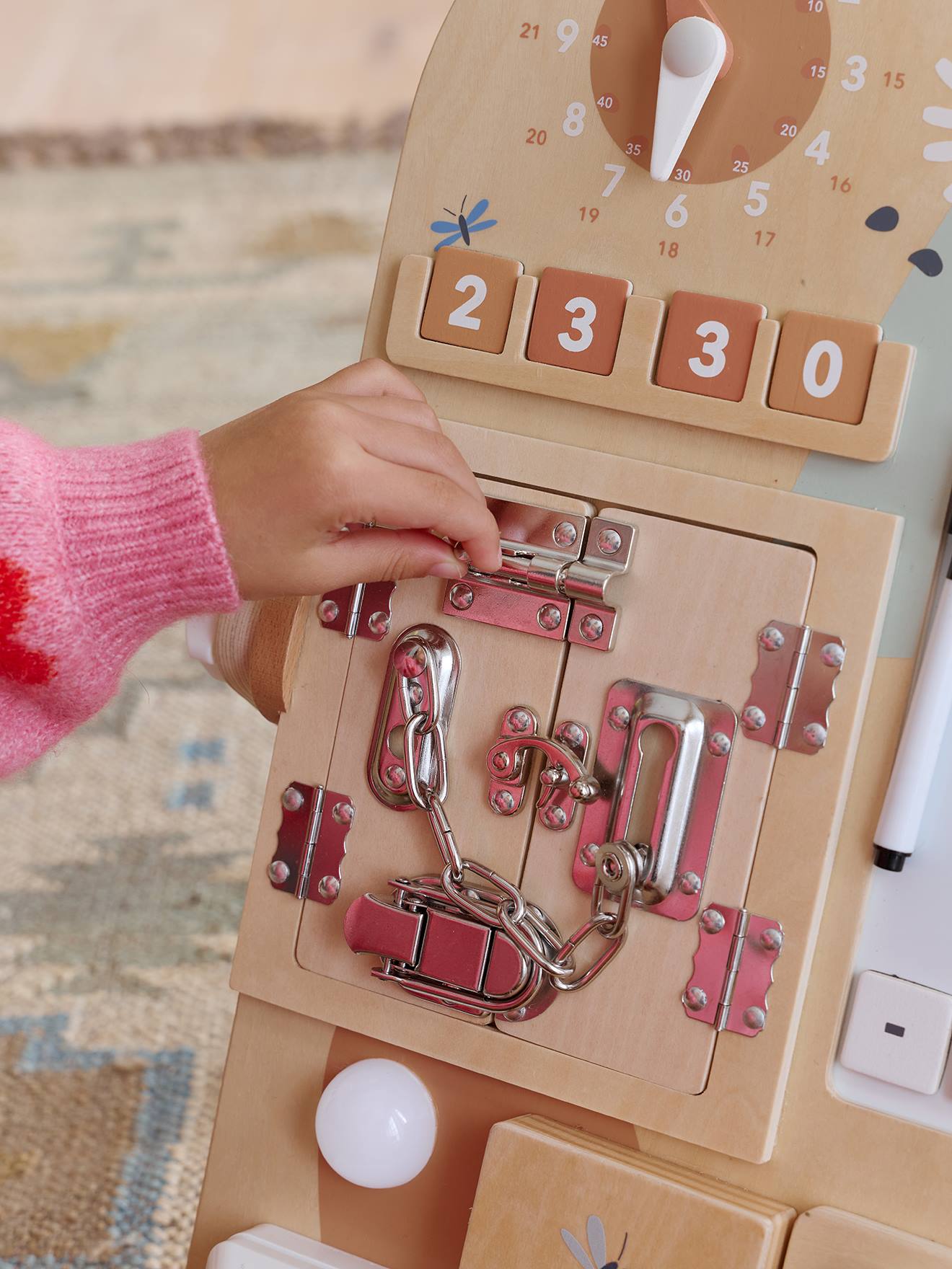 Planche d'apprentissage multi activités en bois FSC bois